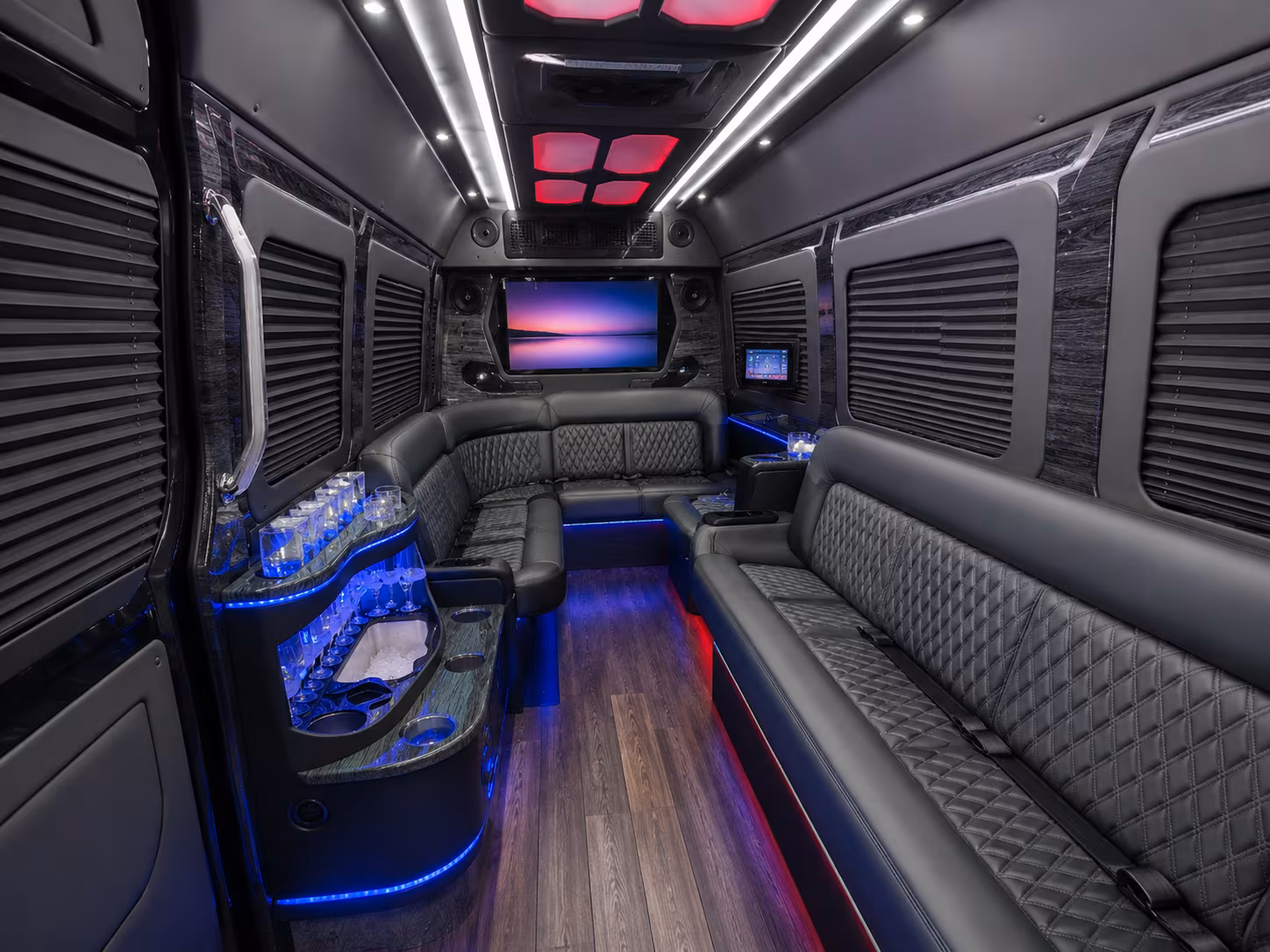hesperia 30 passenger party bus inside